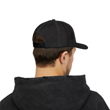 Embroidered Snapback Trucker Cap - Shockwave