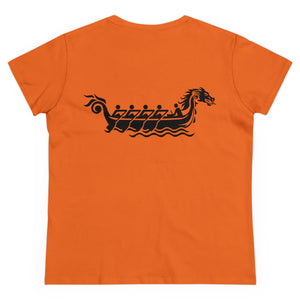 Making Waves - Women's Midweight Cotton Tee - Paddle Like a Mother