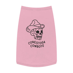 Conestoga Cowboys Pet Tank Top (black logo)