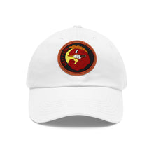 Dad Hat with Leather Patch (Round) - Hellfish