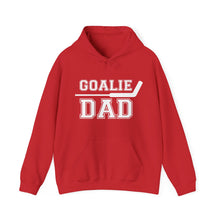 Unisex Heavy Blend™ Hooded Sweatshirt - Goalie Dad (in white)