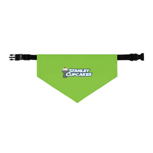 Pet Bandana Collar Green- Stanley Cupcakes