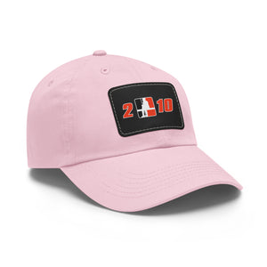 Dad Hat with Leather Patch (Rectangle) 2 N 10