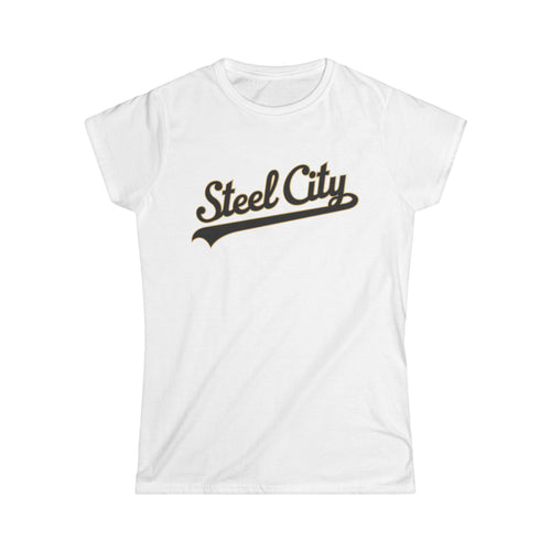 SC Athletics Women's Softstyle Tee - Steel City