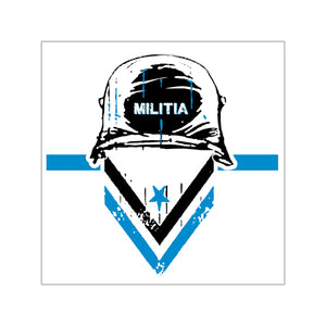 Square Vinyl Stickers - Militia