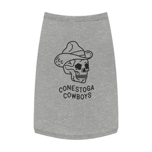 Conestoga Cowboys Pet Tank Top (black logo)