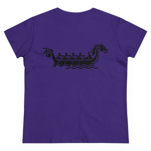 Making Waves - Women's Midweight Cotton Tee - Paddle Like a Mother