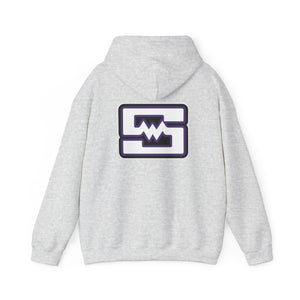 Unisex Hooded Sweatshirt - Mix Sports Shockwave (front and back logos)