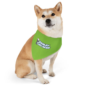 Pet Bandana Collar Green- Stanley Cupcakes