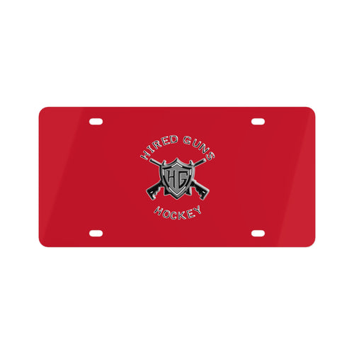 Hired Guns License Plate 2