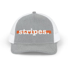 Embroidered Snapback Trucker Cap - Stripes.