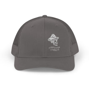 Cotton Snapback Trucker Cap - Conestoga Cowboys (white logo)