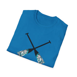 Making Waves - Unisex Softstyle T-Shirt - Paddles