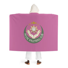 Hooded Sherpa Fleece Blanket - Mystic Volleyball