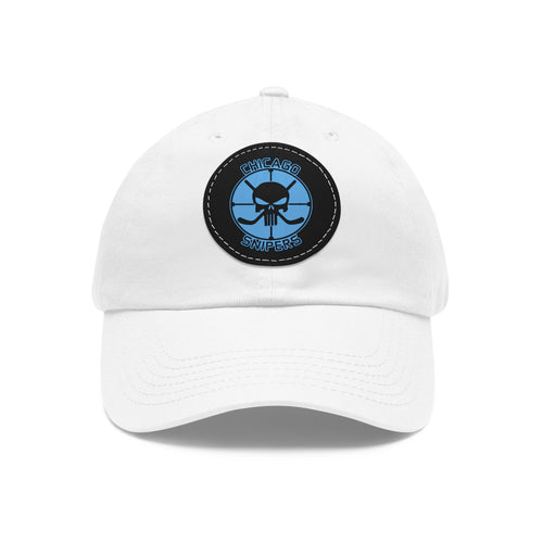 Chicago Snipers - Dad Hat with Leather Patch (Round)