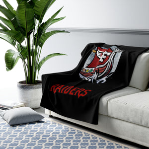 Fitchburg Raiders Sherpa Fleece Blanket