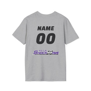 Unisex Softstyle T-Shirt - Front Logo & Customizable Back Name/Number