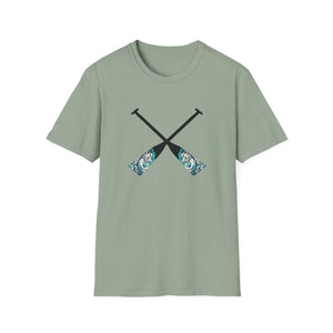 Making Waves - Unisex Softstyle T-Shirt - Paddles