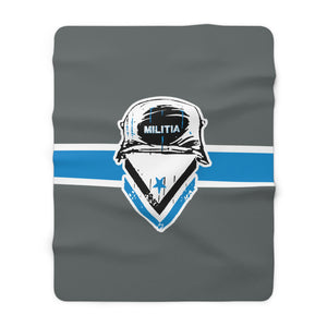 Sherpa Fleece Blanket - Militia