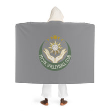 Hooded Sherpa Fleece Blanket - Mystic Volleyball