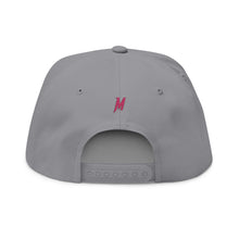 Menace Embroidered Flat Bill Cap