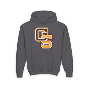 Youth Heavy Blend Hooded Sweatshirt - GS logo