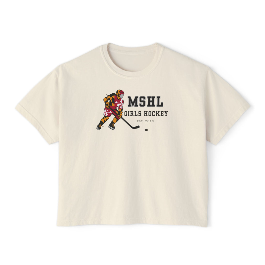 MSHL Girls Hockey - Women's Boxy Tee