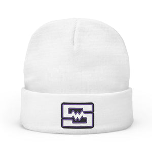 Knit Beanie (Embroidery)- Shockwave
