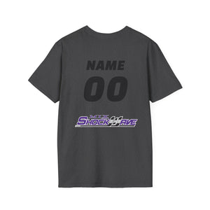 Unisex Softstyle T-Shirt - Front Logo & Customizable Back Name/Number