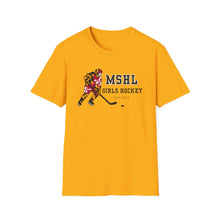 MSHL Girls Hockey Unisex Softstyle T-Shirt (colors)