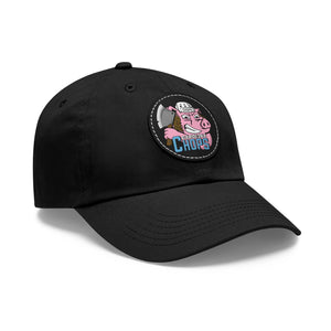 CHOPS - Dad Hat with Leather Patch (Round)