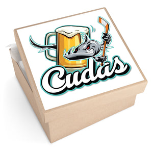 Square Vinyl Stickers - Cudas