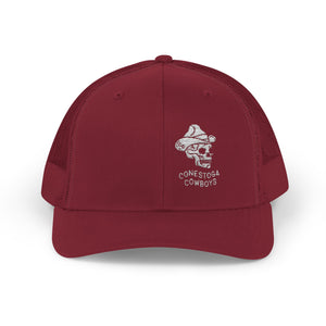 Cotton Snapback Trucker Cap - Conestoga Cowboys (white logo)