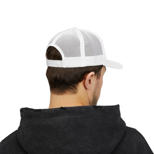 Embroidered Snapback Trucker Cap - Shockwave