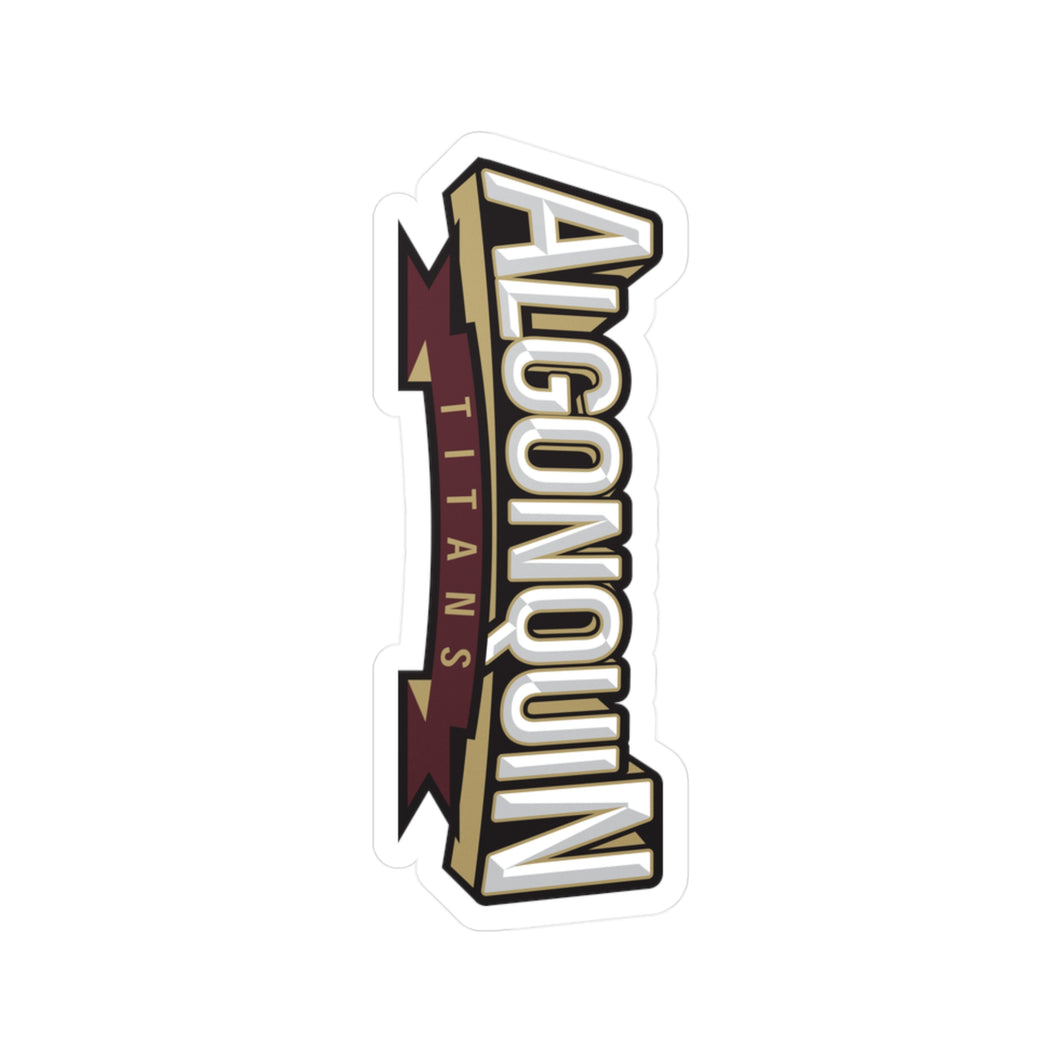 Algonquin Kiss-Cut Vinyl Decals