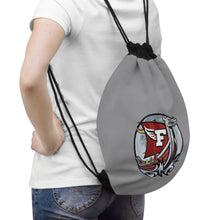 Stylish Drawstring Bag with Bold Graphic Design for Adventure Seekers