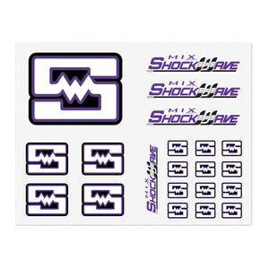 ShockWave Sticker Sheets ( 2 sizes)
