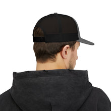 Embroidered Snapback Trucker Cap - Shockwave