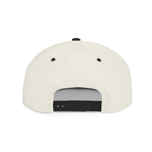 Flat Bill Snapback - Hired Guns (black/red logo)