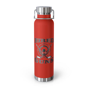 22oz Vacuum Insulated Bottle - Hired Guns