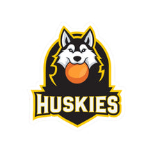 Husky Broomball Kiss-Cut Stickers 2x2 & 3x3 Helmet Decal