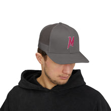 Menace Embroidered Snapback Trucker Cap