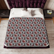 Fitchburg Football Sherpa Fleece Blanket