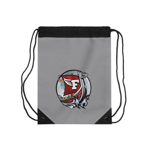 Stylish Drawstring Bag with Bold Graphic Design for Adventure Seekers