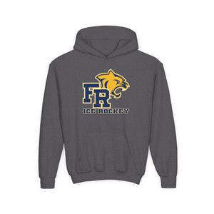 Youth Heavy Blend Hooded Sweatshirt - Franklin Regional Devo (front logo)