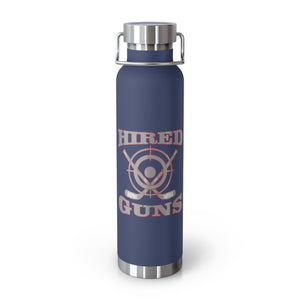 22oz Vacuum Insulated Bottle - Hired Guns