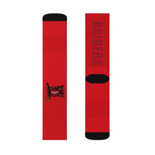 Fitchburg Raiders Red Sublimation Socks (Flag logo)