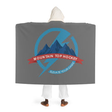 Mountain Top Hockey Hooded Sherpa Fleece Blanket