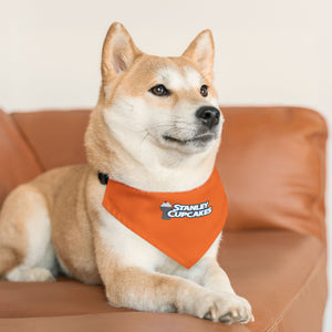 Pet Bandana Collar Orange- Stanley Cupcakes