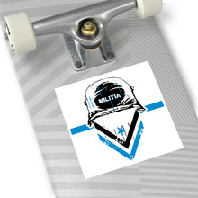 Square Vinyl Stickers - Militia